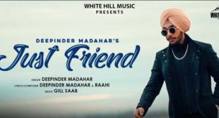 Just Friend Lyrics – Deepinder Madahar