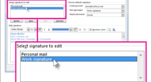 How to Change Email Signature in Outlook?