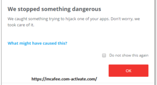 If McAfee Stops Detecting Malware! How to Fix it? Mcafee.com/activate
