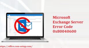 What is Microsoft Exchange Server Error Code 0x80040600 or How to Fix?