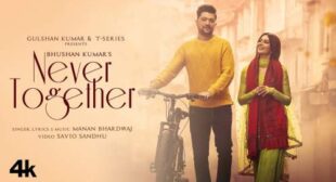 Manan Bhardwaj – Never Together Lyrics