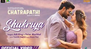 Shukriya Song Lyrics